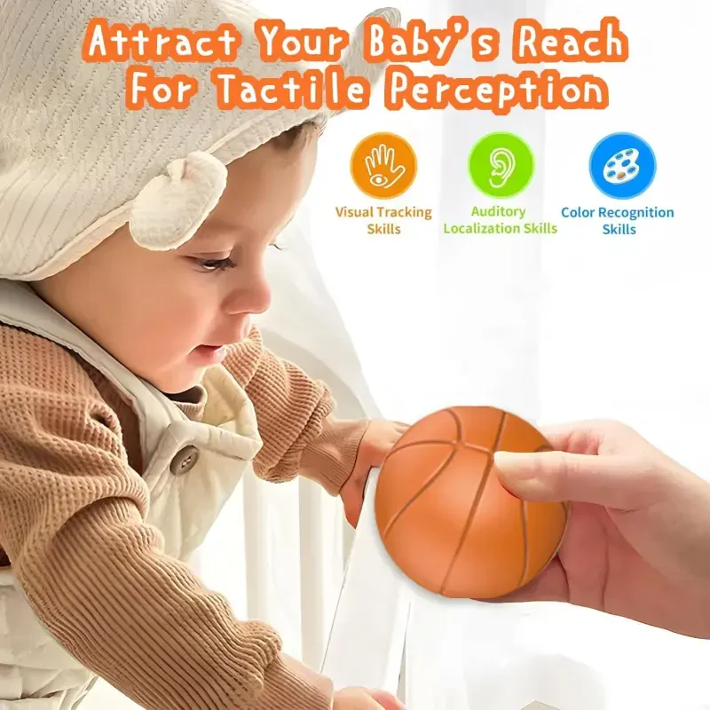 Montessori Learning Toys, Textured Multi Ball Set, Baby Toys 0 6 12 Months, Sensory Ball Infant Toys - 5