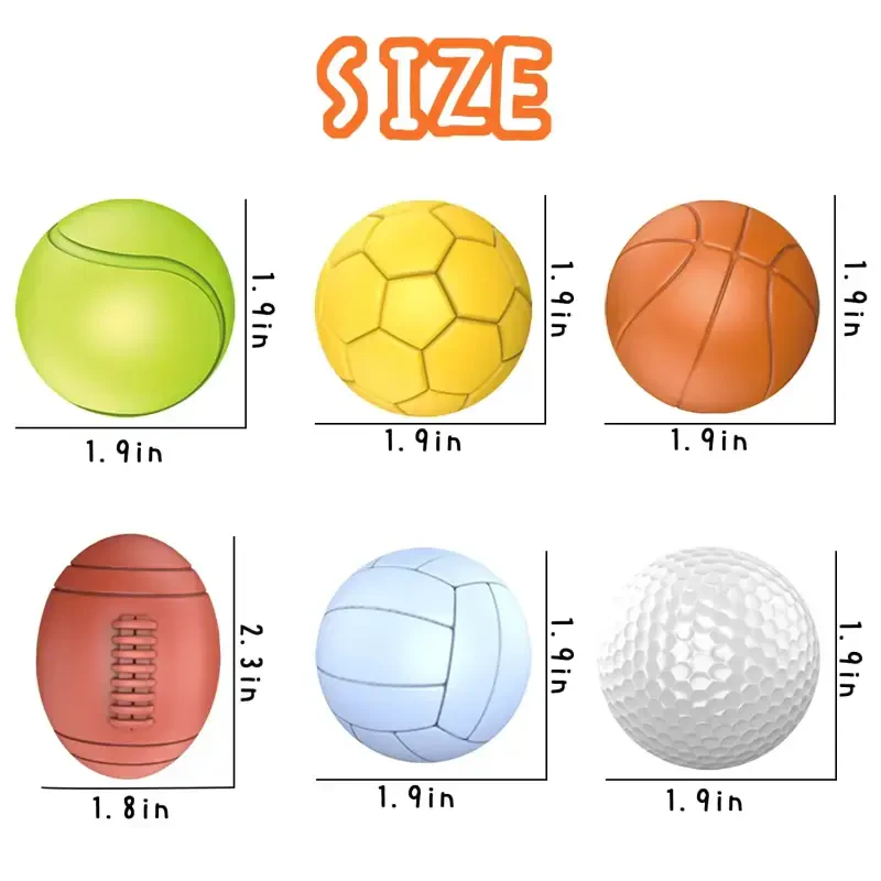 Montessori Learning Toys, Textured Multi Ball Set, Baby Toys 0 6 12 Months, Sensory Ball Infant Toys - 6