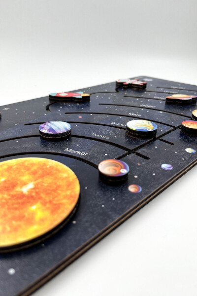 Montessori Wooden Solar System Mobile Planets Toy, Educational Toy - 13