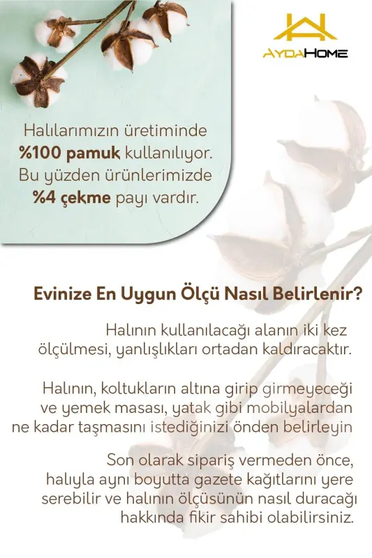 Monty Elit Vintage naqshli paxta taglikli yuviladigan sirpanmaydigan antibakterial shönil salon gilami - Dumaloq - 8