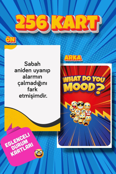 Moodun Ne - Fun Group Friend Family Board Game - Which Mood Moodun Do You Meme - Situation Card - 58