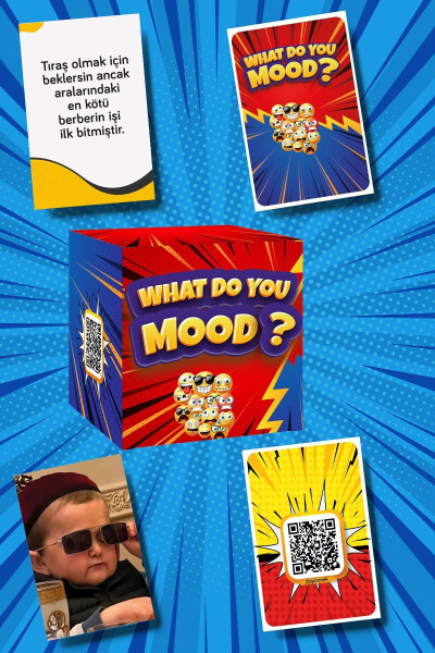 Moodun Ne - Fun Group Friend Family Board Game - Which Mood Moodun Do You Meme - Situation Card - 64