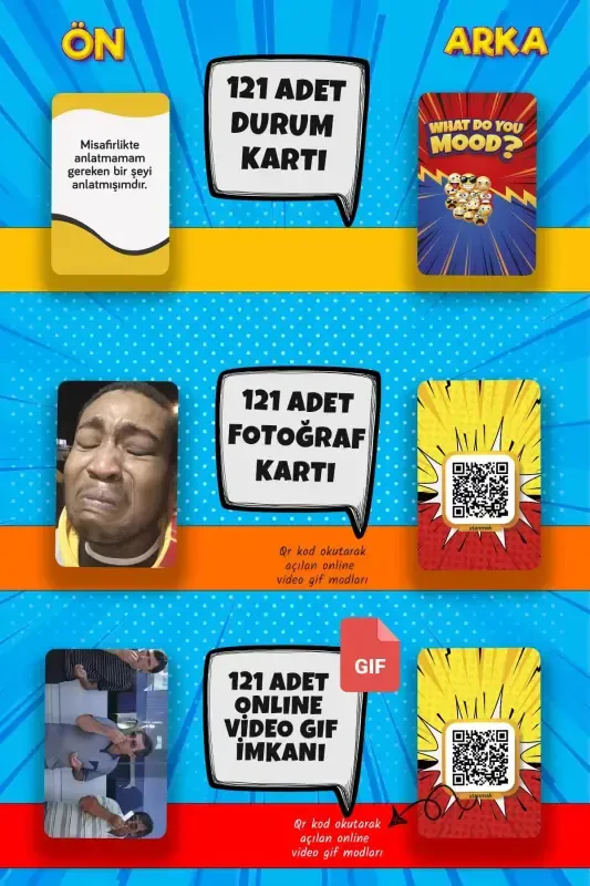 Moodun Ne - Fun Group Friend Family Board Game - Which Mood Moodun Do You Meme - Situation Card - 2