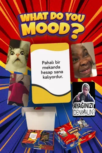Moodun Ne - Fun Group Friend Family Board Game - Which Mood Moodun Do You Meme - Situation Card - 6