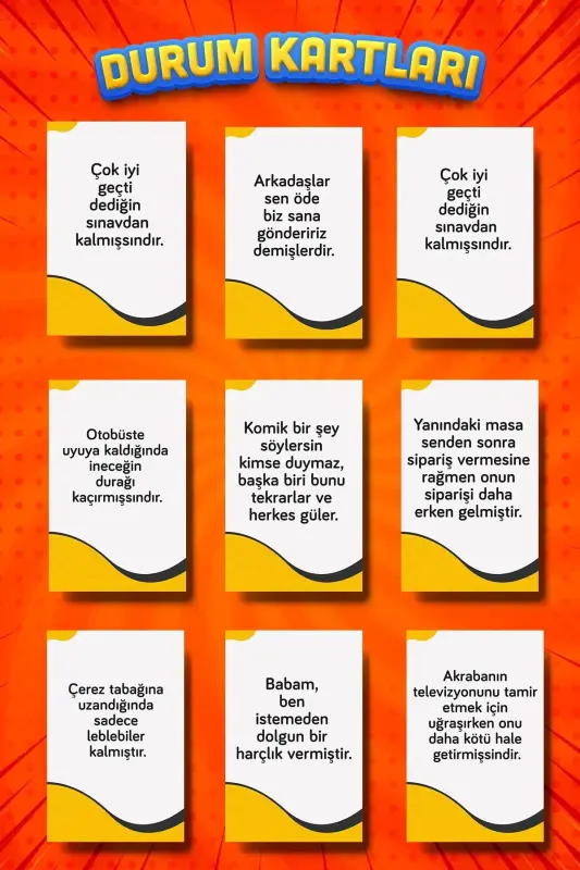 Moodun Ne - Fun Group Friend Family Board Game - Which Mood Moodun Do You Meme - Situation Card - 3