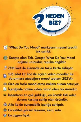 Moodun Ne - Kulgili Guruh Do'stlar Oila Kuti O'yini - Qaysi Kayfiyat Moodun Do You Meme - Vaziyat Karta - 13