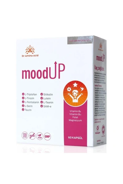 Moodup 60 Capsules | Amino Acid - DR. AMİNO ACİD