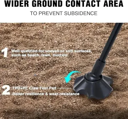 MOON LENCE Portable Camping Chair Backpacking Chair - The 4th Generation Ultralight Folding Chair - Compact, Lightweight Foldable Chairs for Hiking Mountaineering, Beach - 6