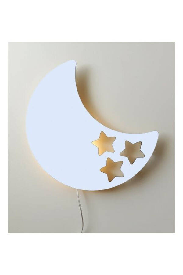 Moon Night Light Kids Room Baby Room Decorative Lighting 30 Cm - 1