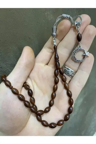 MOON STAR TASSEL KUKA ROSARY-COFFEE10 - KANUNİ TESBİH (1)
