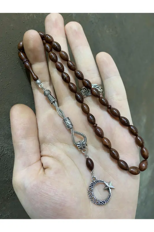 MOON STAR TASSEL KUKA ROSARY-COFFEE10 - 3