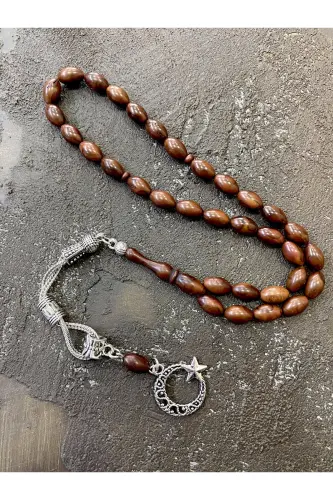 MOON STAR TASSEL KUKA ROSARY-COFFEE10 - 4