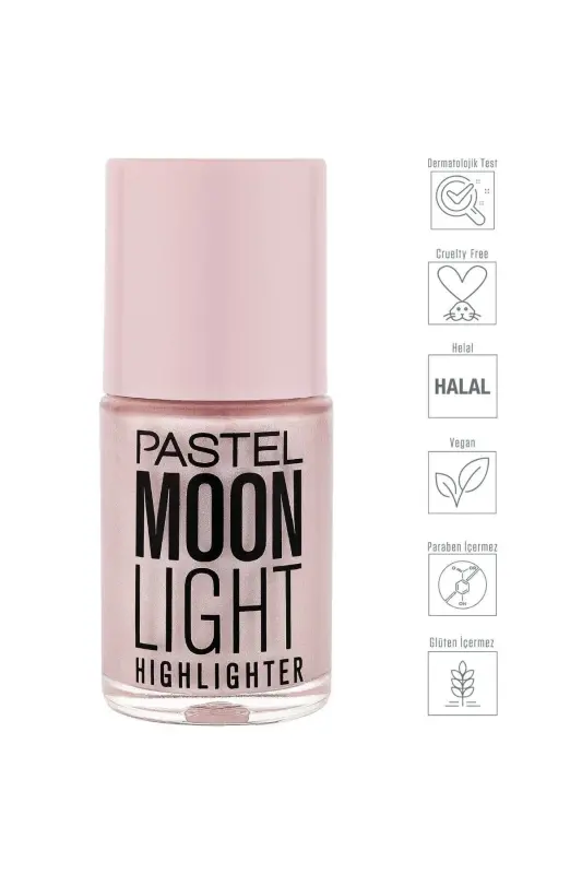 Moonlight Highlighter - Suyuq Yoritgich (8690644010651)-Oq - 3