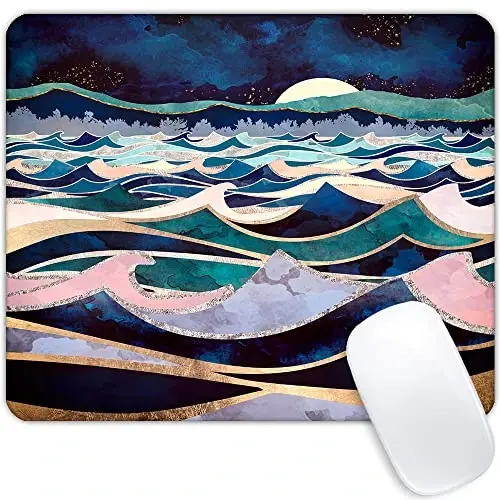 Moonlit Ocean Mouse pad Customized Mousepad Non-Slip Rubber Base Mouse Pads for Computers Laptop Office Desk Accessories Mouse pad - 1