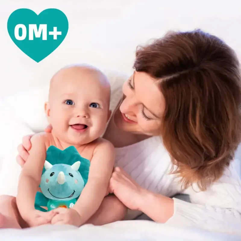 MOONTOY Baby Toys 0 to 12 Months, Baby Plush Toys 0-6 Months with Music & Light, Dinosaur Soft Sensory Toys, Infant Tummy Time Toy Gifts for 0 1 2 3 6 9 12 18 Month Age 1-3 Newborn Toddlers Boys Girls - 1