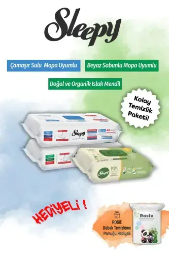 Mopa Uyumlu Havlu Ve Organik Islak Mendil Seti, Pa - 1