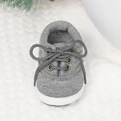 Morbido Infant Baby Boys Girls Canvas Sneaker Toddler Slip On Anti Skid Newborn First Walkers Candy Shoes for 0-18 Months - 5