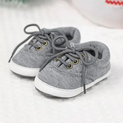 Morbido Infant Baby Boys Girls Canvas Sneaker Toddler Slip On Anti Skid Newborn First Walkers Candy Shoes for 0-18 Months - 6