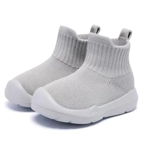 MORENDL Baby Shoes Toddler Walking Sock Shoes Infant Boy Girl Slip On Sneakers First Walker Slippers - 1