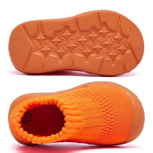 MORENDL Baby Shoes Toddler Walking Sock Shoes Infant Boy Girl Slip On Sneakers First Walker Slippers - 3