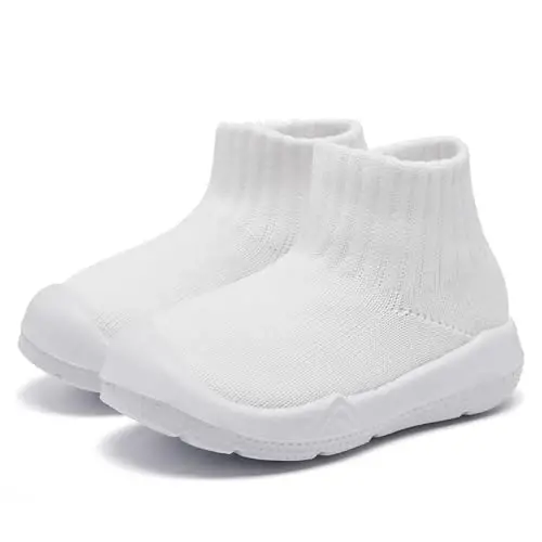 MORENDL Baby Shoes Toddler Walking Sock Shoes Infant Boy Girl Slip On Sneakers First Walker Slippers - 1