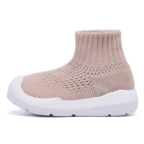 MORENDL Baby Shoes Toddler Walking Sock Shoes Infant Boy Girl Slip On Sneakers First Walker Slippers - 1