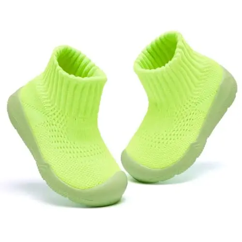 MORENDL Baby Shoes Toddler Walking Sock Shoes Infant Boy Girl Slip On Sneakers First Walker Slippers - MORENDL (1)
