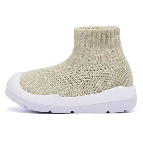 MORENDL Baby Shoes Toddler Walking Sock Shoes Infant Boy Girl Slip On Sneakers First Walker Slippers - MORENDL