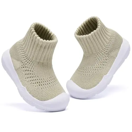 MORENDL Baby Shoes Toddler Walking Sock Shoes Infant Boy Girl Slip On Sneakers First Walker Slippers - 2