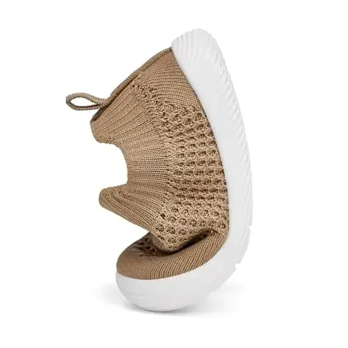 MORENDL Baby Toddler Walking Socks Non-Slip Breathable Unisex Casual Sneakers - 5