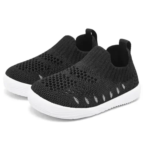 MORENDL Baby Toddler Walking Socks Non-Slip Breathable Unisex Casual Sneakers - 1