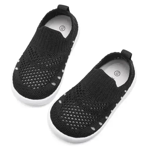 MORENDL Baby Toddler Walking Socks Non-Slip Breathable Unisex Casual Sneakers - 3