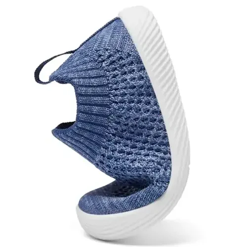 MORENDL Baby Toddler Walking Socks Non-Slip Breathable Unisex Casual Sneakers - 5