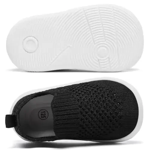 MORENDL Baby Toddler Walking Socks Non-Slip Breathable Unisex Casual Sneakers - 4