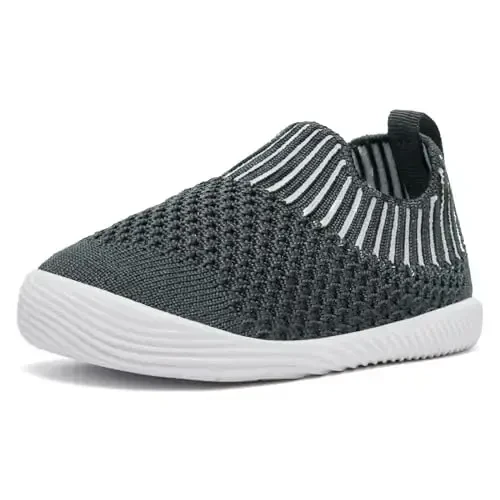 MORENDL Baby Toddler Walking Socks Non-Slip Breathable Unisex Casual Sneakers - 1