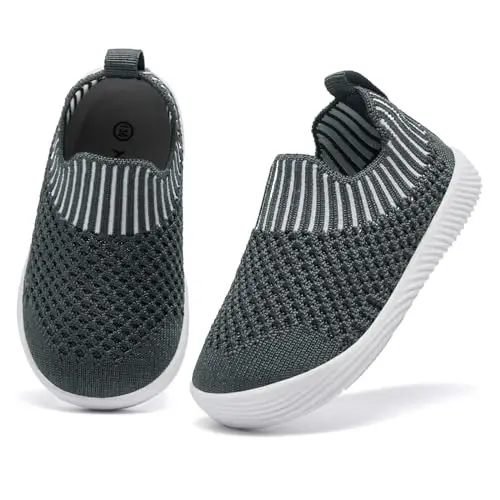 MORENDL Baby Toddler Walking Socks Non-Slip Breathable Unisex Casual Sneakers - 2