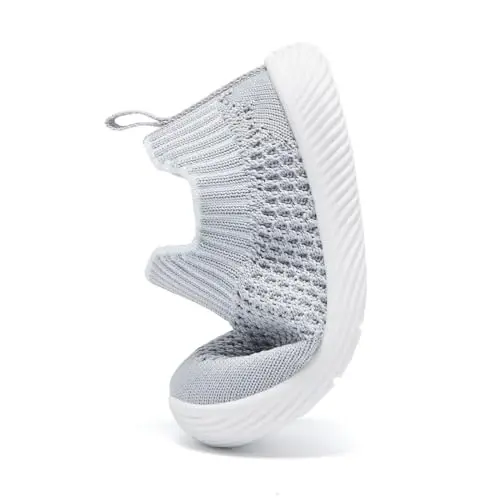 MORENDL Baby Toddler Walking Socks Non-Slip Breathable Unisex Casual Sneakers - 5