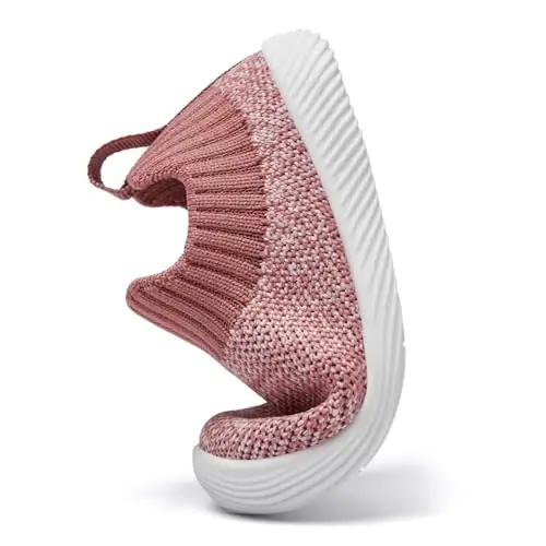 MORENDL Baby Toddler Walking Socks Non-Slip Breathable Unisex Casual Sneakers - 5