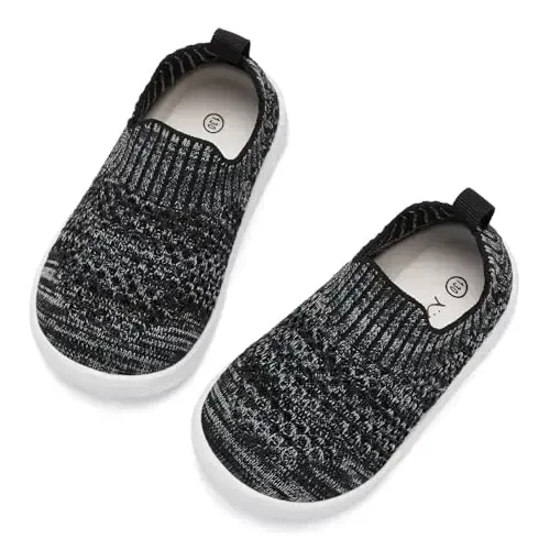 MORENDL Baby Toddler Walking Socks Non-Slip Breathable Unisex Casual Sneakers - 3