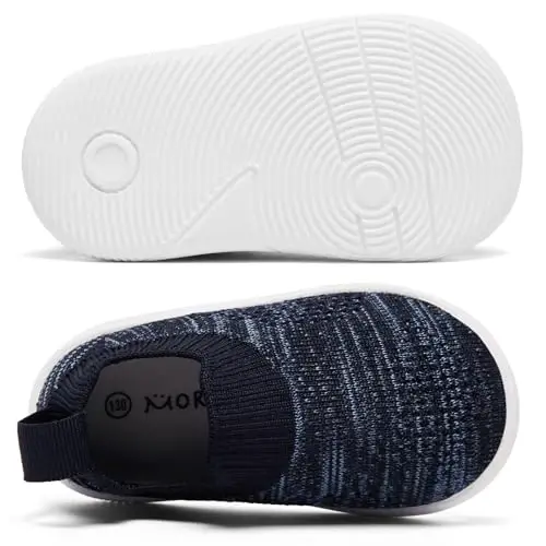 MORENDL Baby Toddler Walking Socks Non-Slip Breathable Unisex Casual Sneakers - 3