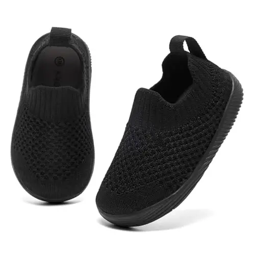 MORENDL Baby Toddler Walking Socks Non-Slip Breathable Unisex Casual Sneakers - 2