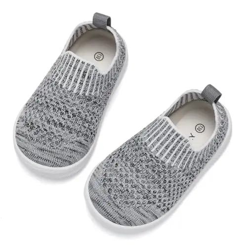 MORENDL Baby Toddler Walking Socks Non-Slip Breathable Unisex Casual Sneakers - 3