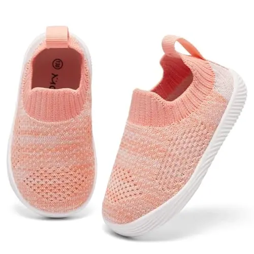 MORENDL Baby Toddler Walking Socks Non-Slip Breathable Unisex Casual Sneakers - 5
