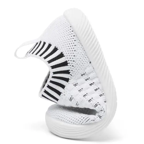 MORENDL Baby Toddler Walking Socks Non-Slip Breathable Unisex Casual Sneakers - 5