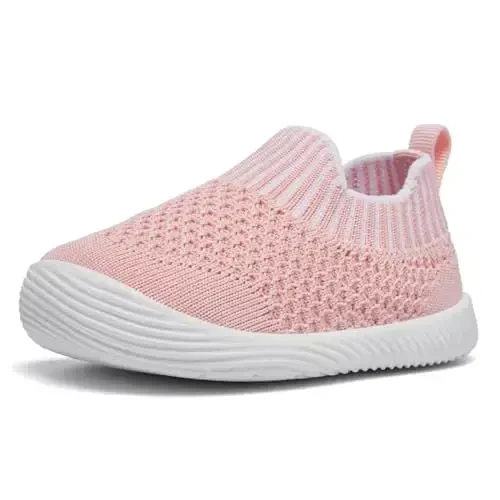 MORENDL Baby Toddler Walking Socks Non-Slip Breathable Unisex Casual Sneakers - 1