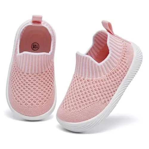 MORENDL Baby Toddler Walking Socks Non-Slip Breathable Unisex Casual Sneakers - 2