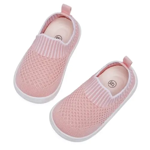 MORENDL Baby Toddler Walking Socks Non-Slip Breathable Unisex Casual Sneakers - 3