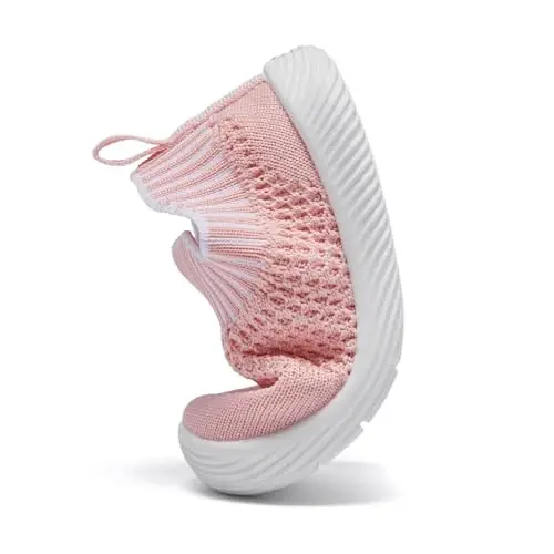 MORENDL Baby Toddler Walking Socks Non-Slip Breathable Unisex Casual Sneakers - 5
