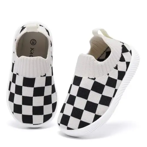 MORENDL Baby Toddler Walking Socks Non-Slip Breathable Unisex Casual Sneakers - 2