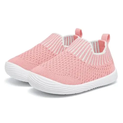MORENDL Baby Toddler Walking Socks Non-Slip Breathable Unisex Casual Sneakers - 1